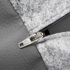 BIA BED KUNSTLEER HOES HONDENMAND GRIJS