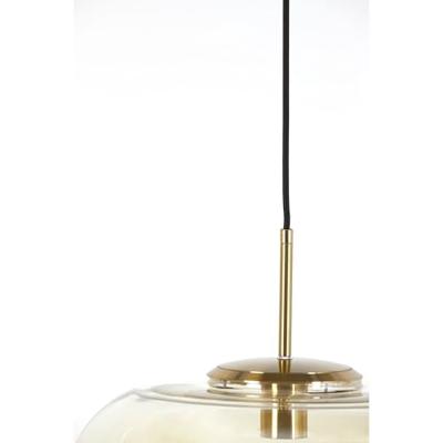 Light & Living Ø 45cm hanglampMisty met amber glas - 2961383