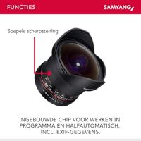 Samyang 12mm F/2.8 ED AS NCS Fish-eye Nikon AE - thumbnail