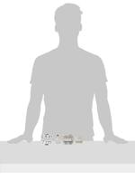 Metz Connect 130B12D11102-E Netwerkdoos Inbouw (in muur) Inzet met centraalstuk CAT 6A 1 poort Zuiver wit - thumbnail