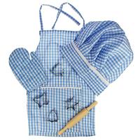 Bigjigs chef's keukenset blauw - thumbnail