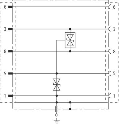 DEHN 924017 FS 9E PB 6 Overspanningsafleider 0.4 kA 1 stuk(s)