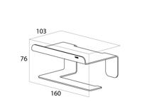 Tiger Toiletrolhouder met Plateau Colar RVS Geborsteld - thumbnail