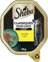 Natvoer kip voor volwassen katten 85g kuipje Sheba - Sheba - thumbnail