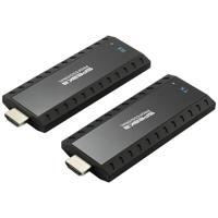 SpeaKa Professional Draadloze HDMI-set HDMI Via het thuisnetwerk (IP) 30 m - thumbnail
