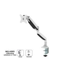 Neomounts nm-d750white tv/ monitor full motion desk gas-spring mount, 10-32", 9 kg, heigh - thumbnail