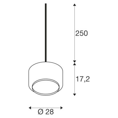 SLV PANTILO 28 1003007 Hanglamp Halogeen E27 Koper SLV PANTILO 28 1003007 Hanglamp Halogeen E27 Koper