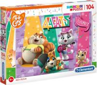 Clementoni Legpuzzel 44 Cats 104 stukjes - thumbnail