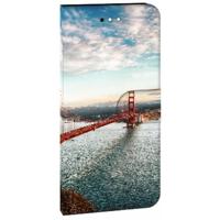 Apple iPhone 7 Plus | 8 Plus | Flip Cover | Golden Gate Bridge - thumbnail
