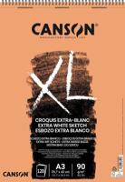 Canson schetsboek XL Extra White, 90 g/m², ft A3, 120 vel - thumbnail