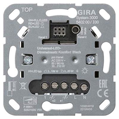 Gira Systeem 3000 serie led tastdimmer 540200 Gira Systeem 3000 serie led tastdimmer 540200