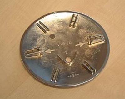 Viega Tempoplex afdekplaat oud op 6 nokken chroom