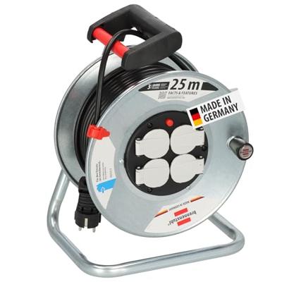 Brennenstuhl Garant S 4 E kabelhaspel 25m | H05VV-F 3G1,5 - 1195056