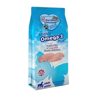 Renske Adult Senior Mighty Omega-3 Plus vers bereid kip en rijst hondenvoer 6,5 kg Renske Adult Senior Mighty Omega-3 Plus vers bereid kip en rijst hondenvoer 6,5 kg