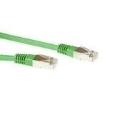 ACT Groene 15 meter LSZH SFTP CAT6 patchkabel met RJ45 connectoren - thumbnail