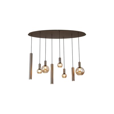 Searchlight Design hanglampLyon amber glas - 76318-8LT