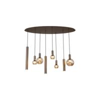 Searchlight Design hanglampLyon amber glas - 76318-8LT - thumbnail