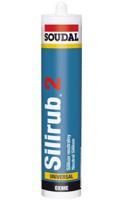 Soudal Silirub 2 | Siliconenkit | Beige | 300 ml - 103978 - thumbnail