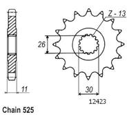 ESJOT Sprocket 525 16z standard - thumbnail