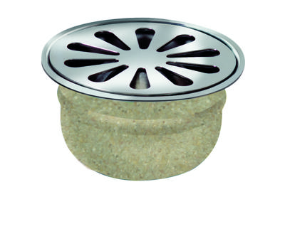 Van den Berg vloerput RVS rond Van den Berg vloerput RVS rond