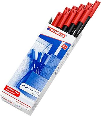 Fineliner edding 1200 002 fijn rood | 10 stuks
