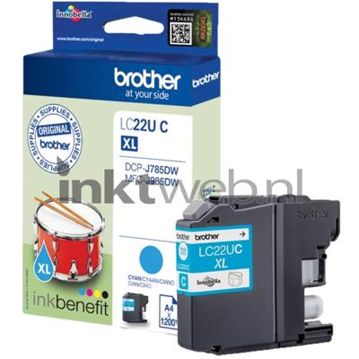 Brother Inktcartridge LC-22U C Origineel Cyaan LC-22 UC