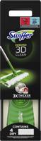 Swiffer vloerreiniger 3D Clean starterkit, met 4 droge en 2 vochtige stofdoekjes - thumbnail