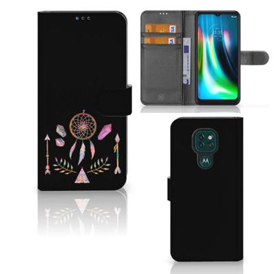 Motorola Moto G9 Play | E7 Plus Leuk Hoesje Boho Dreamcatcher Motorola Moto G9 Play | E7 Plus Leuk Hoesje Boho Dreamcatcher