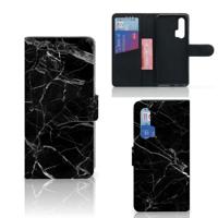 Honor 20 Pro | Bookcase | Marmer Zwart - Origineel Cadeau Vader - thumbnail