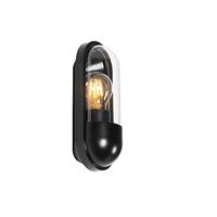 QAZQA Moderne buiten wandlamp zwart IP54 - Stockholm - thumbnail