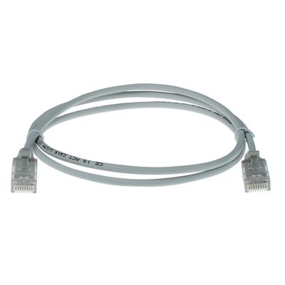 ACT DC9007 LSZH U/UTP CAT6 Datacenter Slimline Patchkabel Snagless | RJ45 connectoren | Grijs | 7 meter