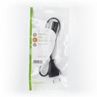 Voedingskabel | Eurostekker - IEC-320-C7 | 0,5 m | Zwart - thumbnail