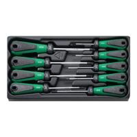 Stahlwille 4899 SATZ TX-SCHRAUBENDREHER M. DREIKOMPONENTENGRIFF TX-schroevendraaier Grootte T 8, T 9, T 10, T 15, T 20, T 25, T 27, T 30, T 40 - thumbnail