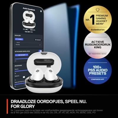 Steelseries Arctis Gamebuds Wit Steelseries Arctis Gamebuds Wit