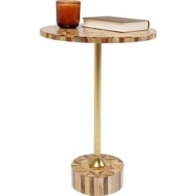 Kare Bijzettafel Domero Geo Brown Ø40cm Kare Bijzettafel Domero Geo Brown Ø40cm