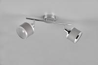 Trio Design opbouwspotArosa nikkel 2-lichts - 812100206 - thumbnail