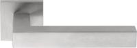 Formani Square LSQ1 deurkruk ongeveerd op rozet - mat RVS - thumbnail