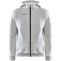 Craft 1910620 Core Soul Full Zip Hood Men - Grey Melange - M - thumbnail