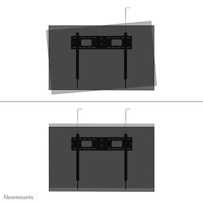 Neomounts WL35-750BL18 TV-beugel 109,2 cm (43) - 248,9 cm (98) In hoogte verstelbaar, Kantelbaar Neomounts WL35-750BL18 TV-beugel 109,2 cm (43) - 248,9 cm (98) In hoogte verstelbaar, Kantelbaar