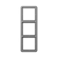 Jung CD583GR Afdekking Frame 3-voudig Grijs 1 stuk(s) - thumbnail