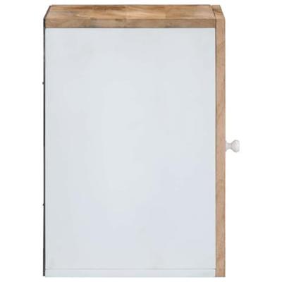Badkamerwandkast 38x33,5x48 cm massief mangohout