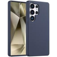 Accezz Liquid Silicone Backcover voor Samsung Galaxy S25 Ultra Telefoonhoesje Blauw - thumbnail