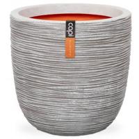 Capi Pot Bol Rib NL 35x34 cm - Ivoor - thumbnail