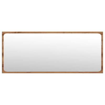 4-delige Badkamermeubelset bewerkt hout artisanaal eikenkleur