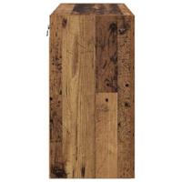 Wandkast Wandgemonteerd Oud hout 60 x 31 x 60 cm Bewerkt hout - thumbnail