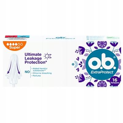 O.B. Extra Protect Tampons Super 16 Stuks bij Jumbo