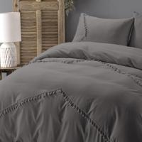 Zensation Fashion Lace - Antraciet Dekbedovertrek 1-persoons (140 x 200/220 cm + 1 kussensloop) - thumbnail