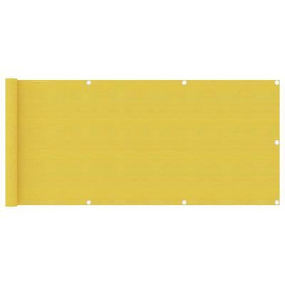 Balkonscherm 75x400 cm HDPE geel Balkonscherm 75x400 cm HDPE geel