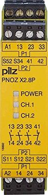 PILZ PNOZ X2.8P C 24-240VAC/DC 3n/o 1n/c Veiligheidsschakelapparaat 3x NO, 1x NC (b x h x d) 22.5 x 101 x 121 mm 1 stuk(s)