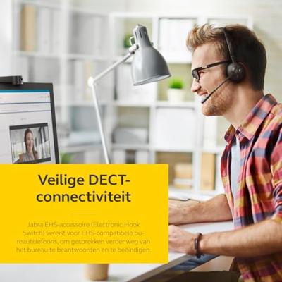 Jabra Engage 75 SE Mono On Ear headset Bluetooth, DECT, Kabel Mono Zwart Noise Cancelling Microfoon uitschakelbaar (mute), NFC Jabra Engage 75 SE Mono On Ear headset Bluetooth, DECT, Kabel Mono Zwart Noise Cancelling Microfoon uitschakelbaar (mute), NFC